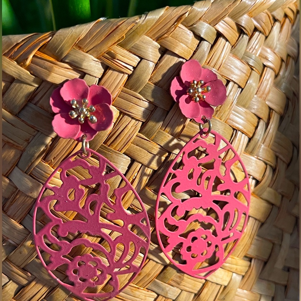 Pink Earrings
